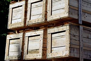 Bulk wood crates from a pallet wood for sale provider